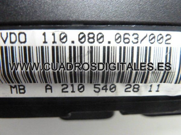 CUADRO MERCEDES BENZ CLASE E 110080063002 A2105402811