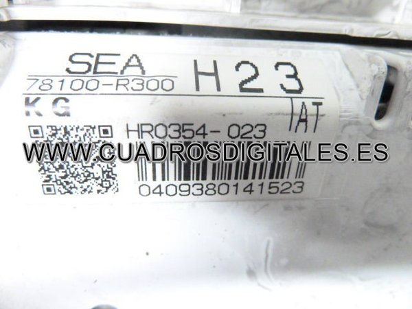 CUADRO HONDA ACCORD 78100R300 H23