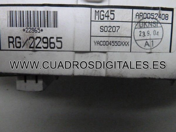 CUADRO ROVER ZS YAC004550XXX RG/22965