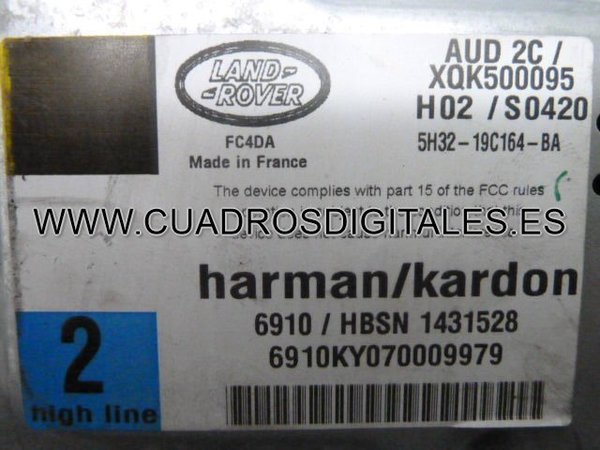 ECU HARMAN/KARDON 6910/HBSN 1431528