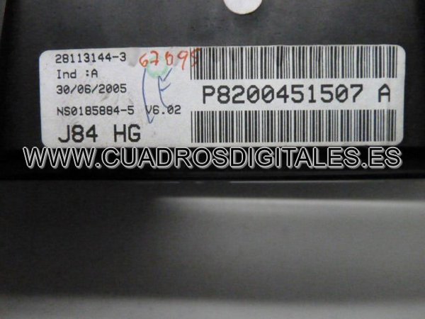 CUADRO RENAULT SCENIC P8200451507A