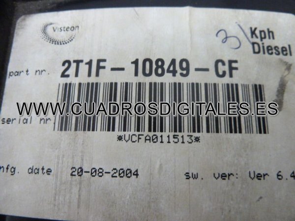 CUADRO FORD TRANSIT CONNECT/04 2TF110849CF