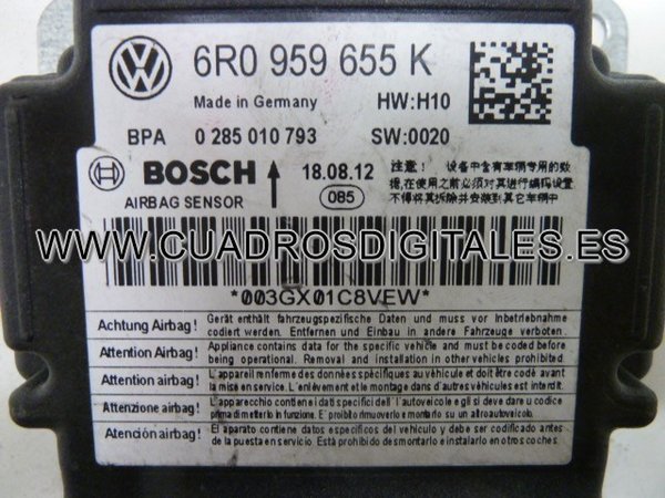 VW POLO 6R0959655K BOSCH 0285010793