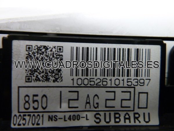 CUADRO SUBARU LEGACY OUTBACK 85012AG220