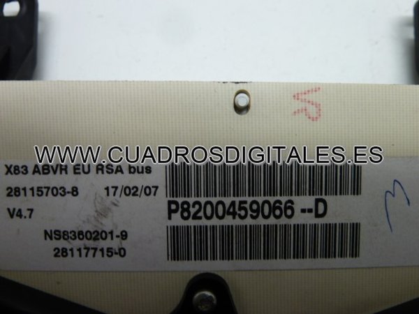 CUADRO RENAULT TRAFIC P8200459066D