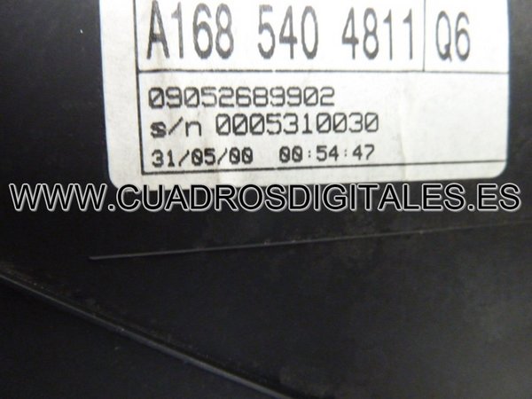 CUADRO MERCEDES CLASE A W168 A1685404811-Q6