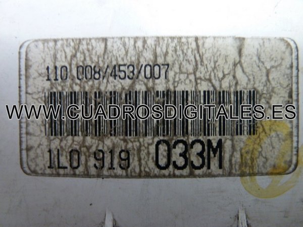 CUADRO SEAT TOLEDO 1L0919033M - 110008453007