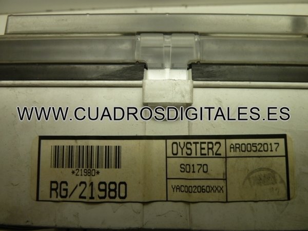 CUADRO ROVER 45 RG/21980 - AR0052017 - YAC002060XX