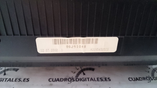 CUADRO MERCEDES CLASE CLK 110080140002 - A2095400111 - DC2095400111Q09 - 96251048